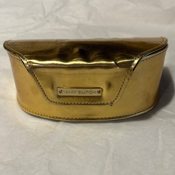 Tory Burch Handbags - Tory Burch Metallic Gold Sunglasses Case